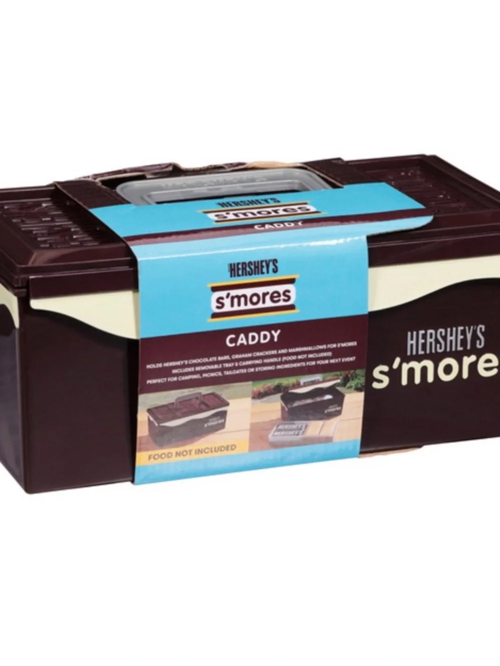 S'mores Caddy - Brown and Cream new! Ready for camping!
